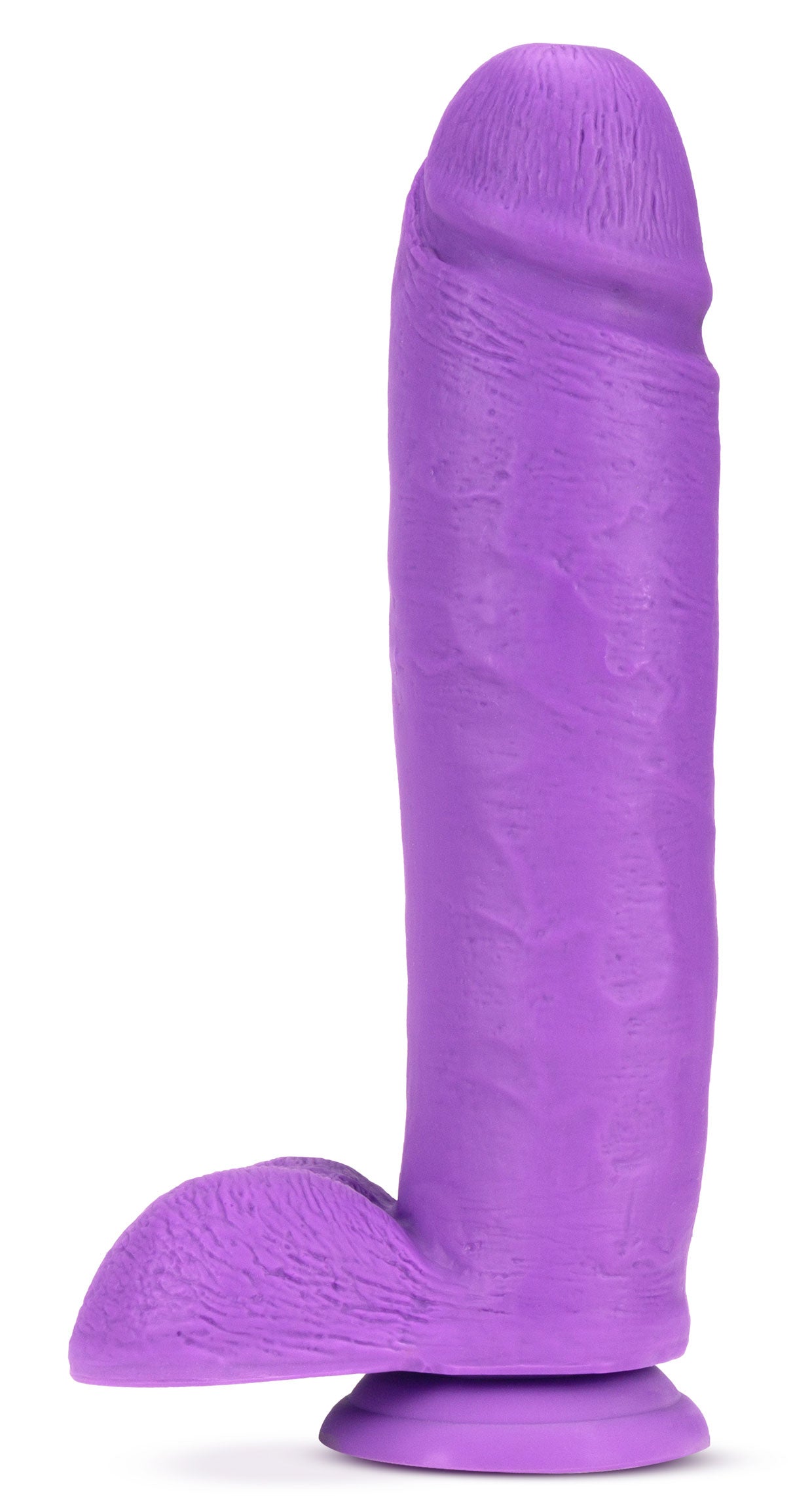 Neo - 10 Inch Dual Density Dildo - Neon Purple - Not Very Vanilla