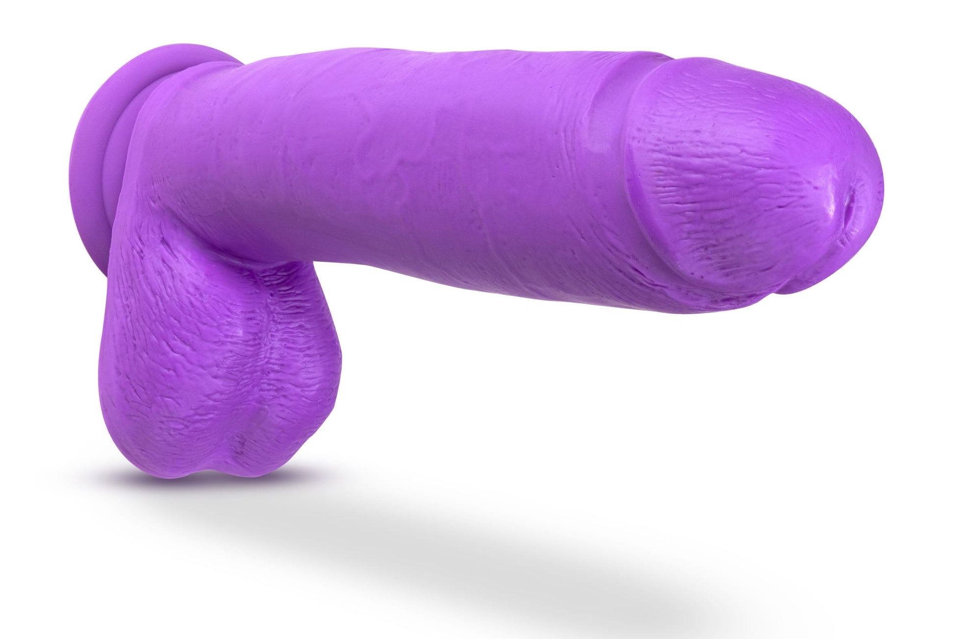 Neo - 10 Inch Dual Density Dildo - Neon Purple - Not Very Vanilla