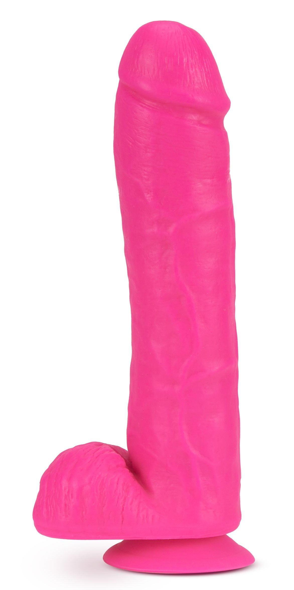 Neo - 11 Inch Dual Density Dildo - Neon Pink - Not Very Vanilla