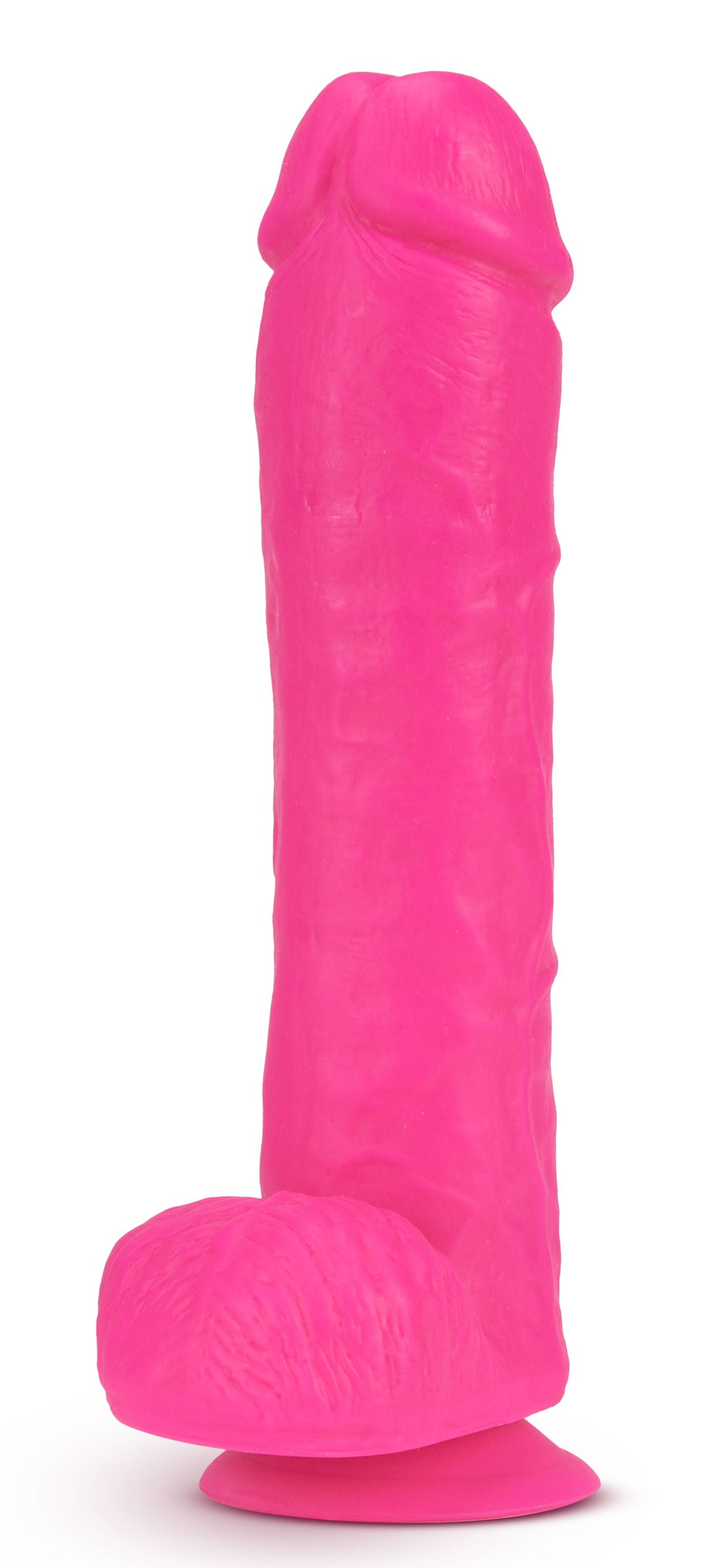 Neo - 11 Inch Dual Density Dildo - Neon Pink - Not Very Vanilla