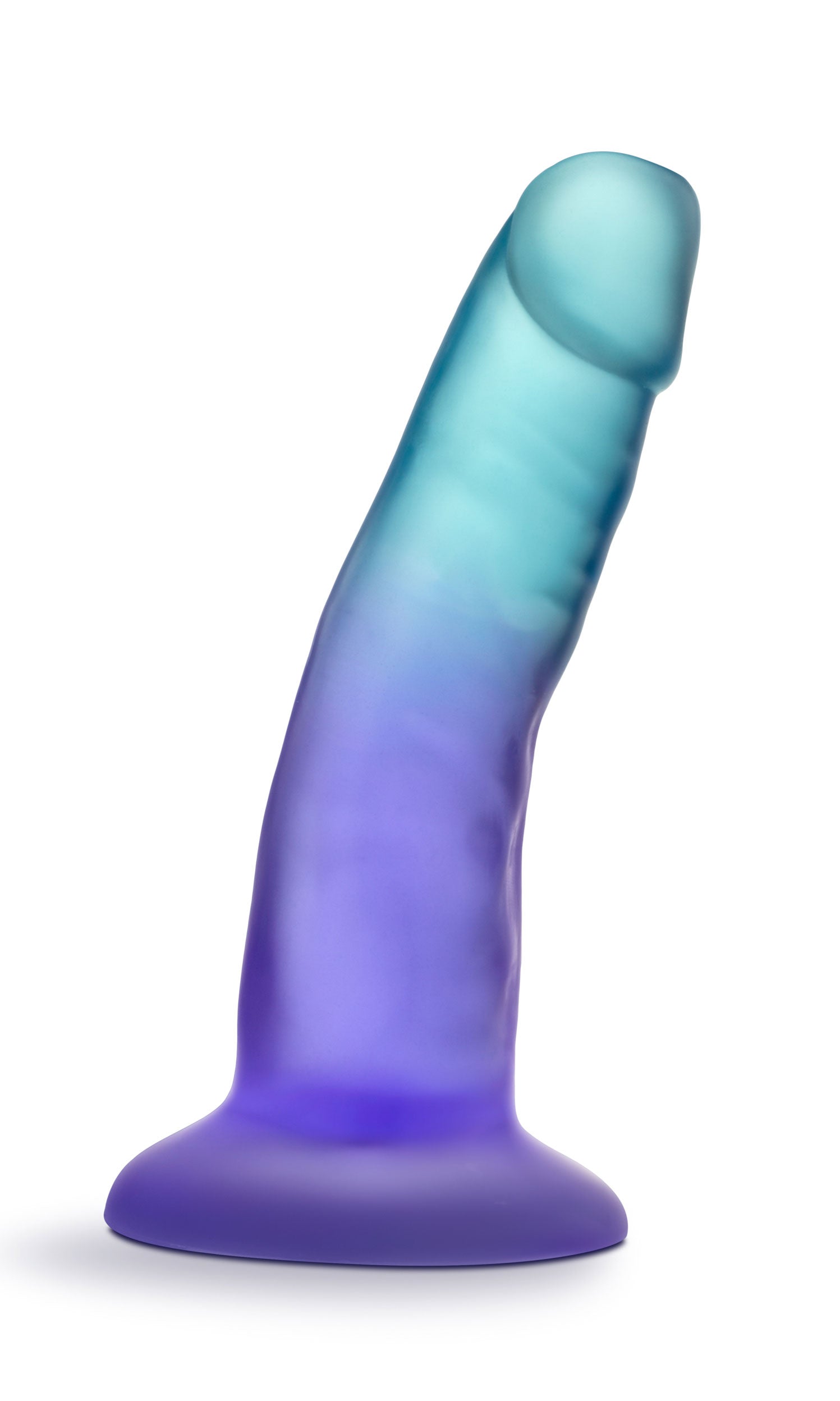 B Yours - Morning Dew - 5 Inch Dildo - Sapphire - Not Very Vanilla