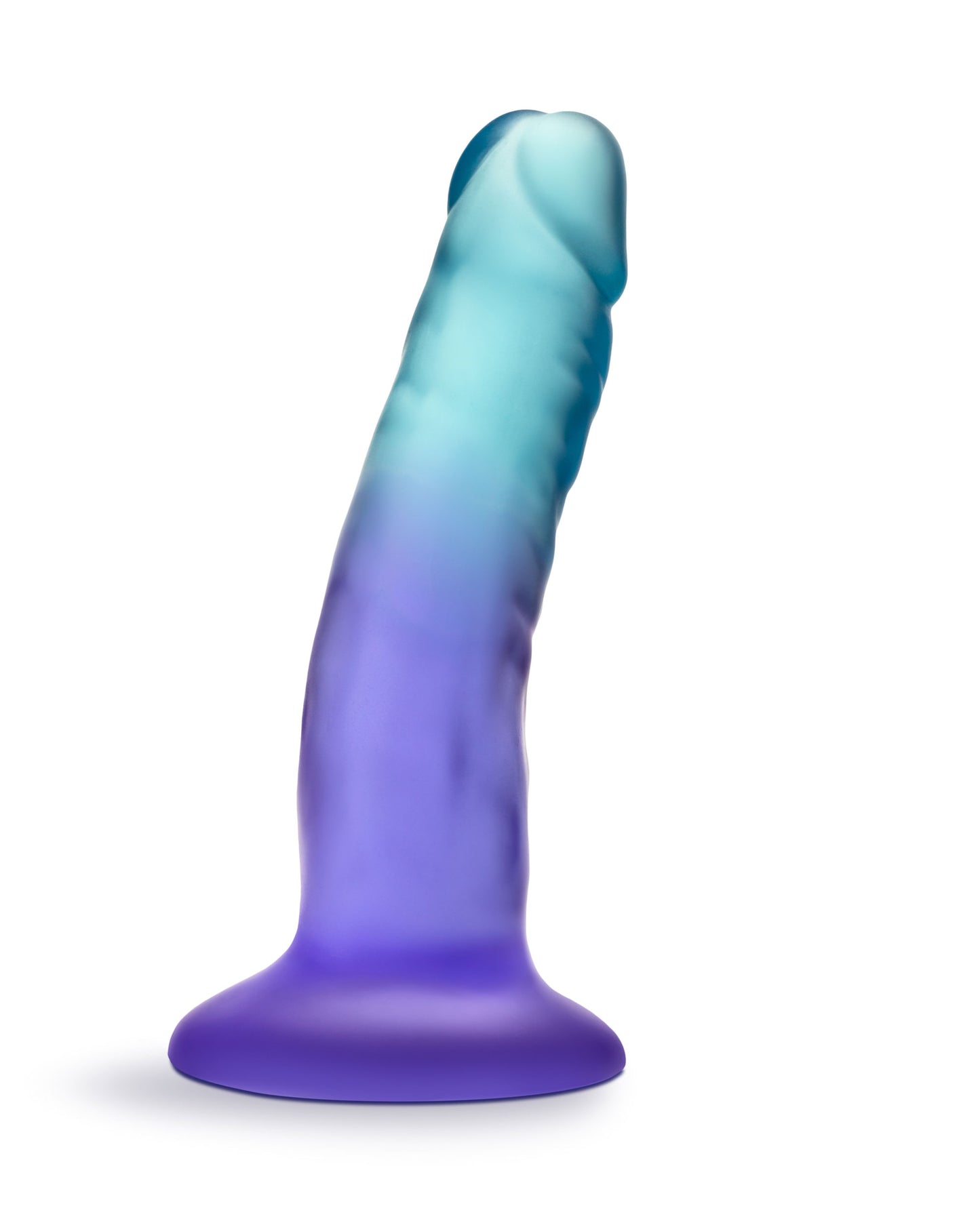 B Yours - Morning Dew - 5 Inch Dildo - Sapphire - Not Very Vanilla