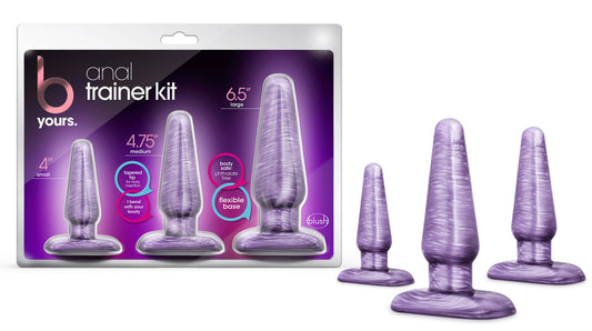 B Yours - Anal Trainer Kit - Purple Swirl - Not Very Vanilla