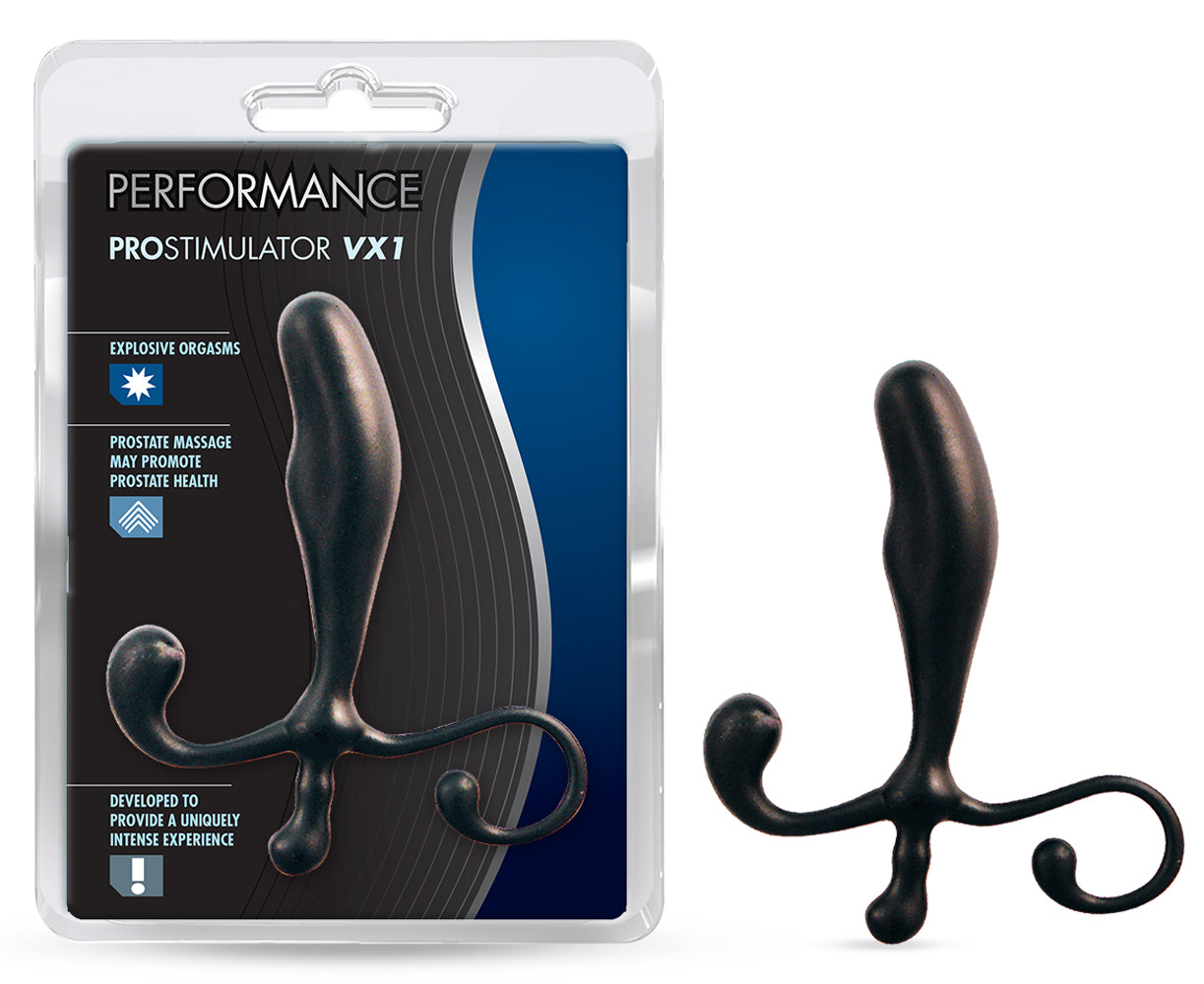 Vx1 Prostimulator Prostate Massager - Black - Not Very Vanilla