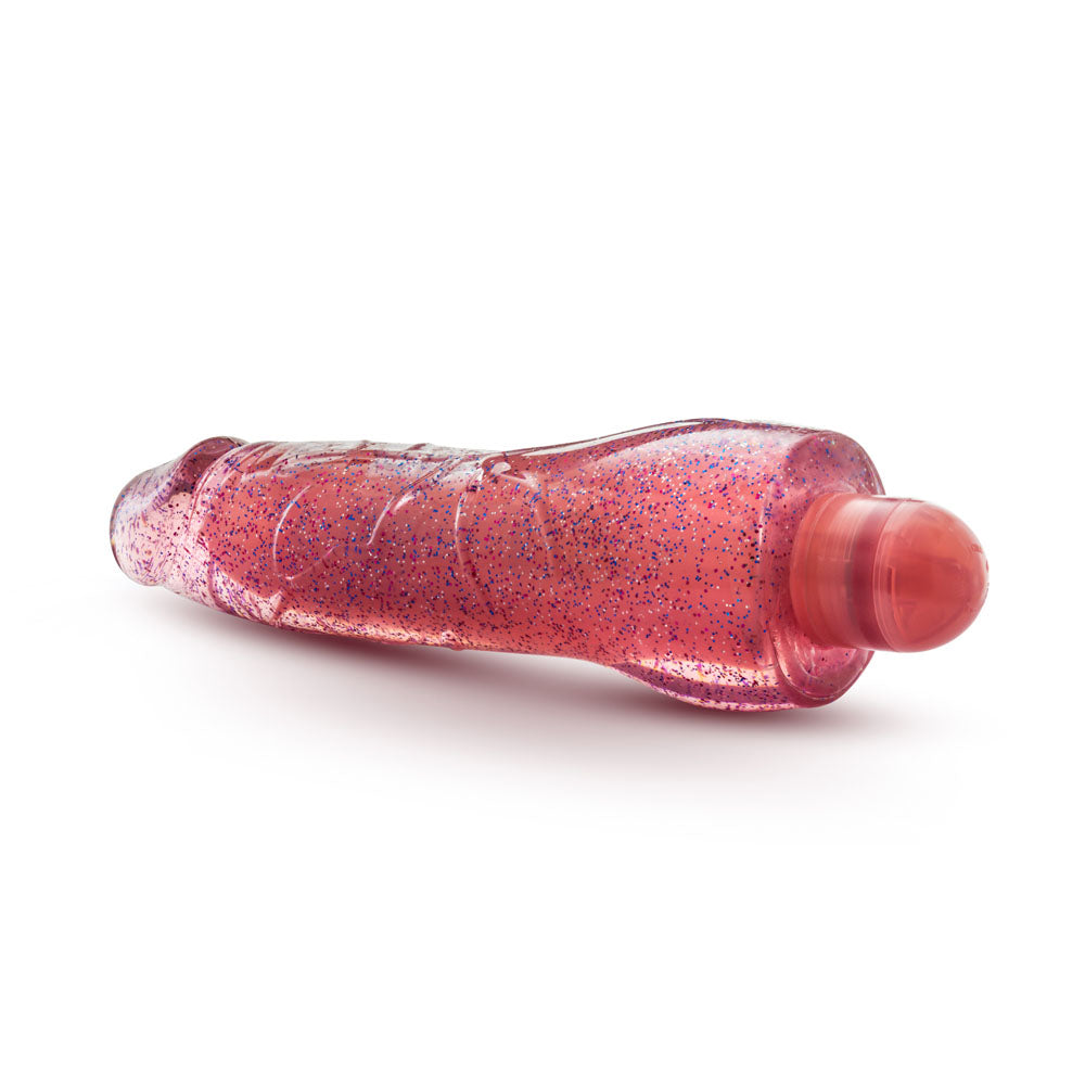 Glow Dicks - Molly Glitter Vibrator - Pink - Not Very Vanilla