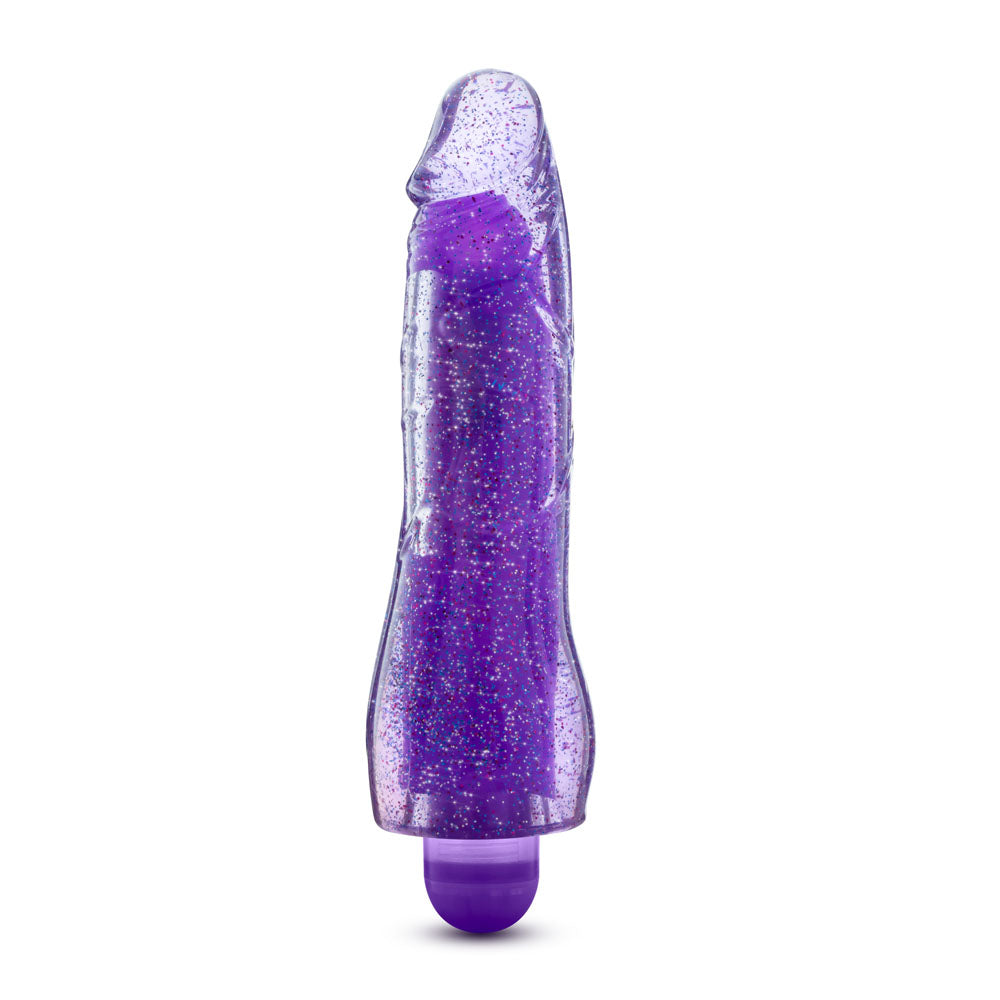 Glow Dicks - Molly Glitter Vibrator - Purple - Not Very Vanilla