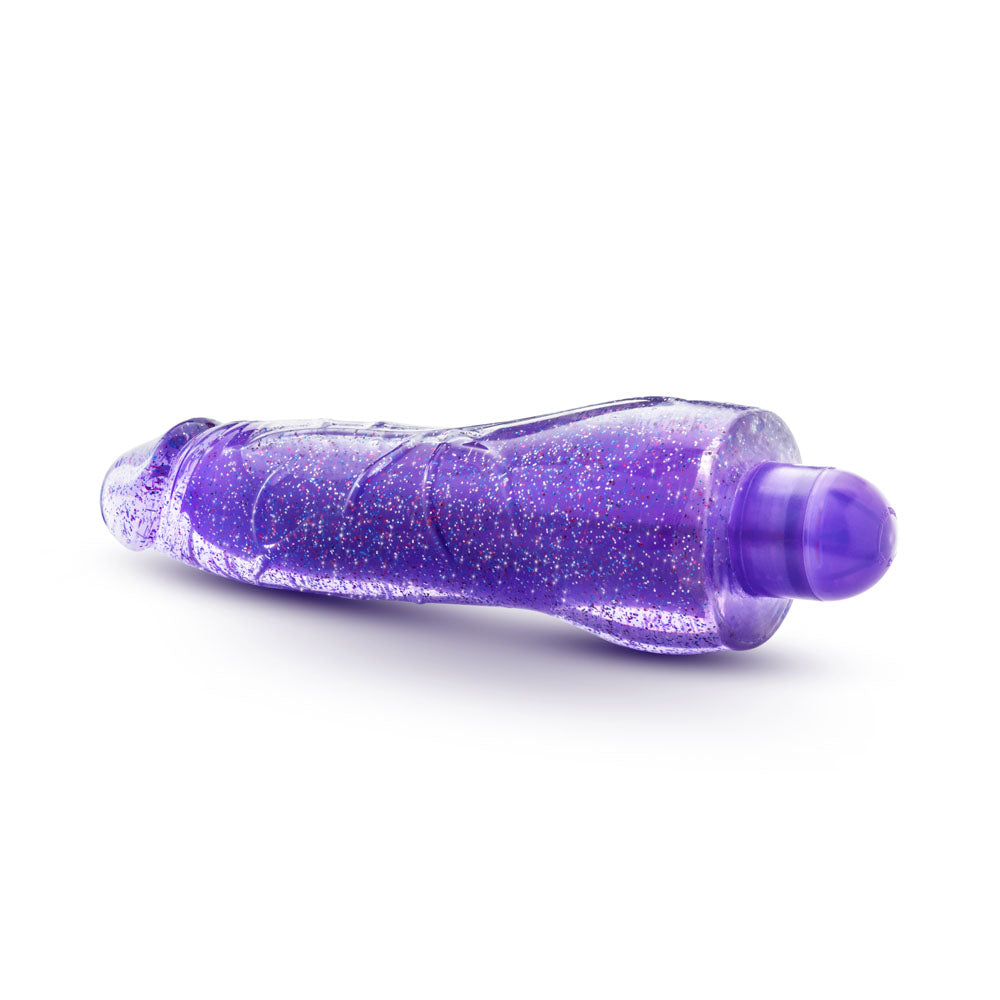 Glow Dicks - Molly Glitter Vibrator - Purple - Not Very Vanilla