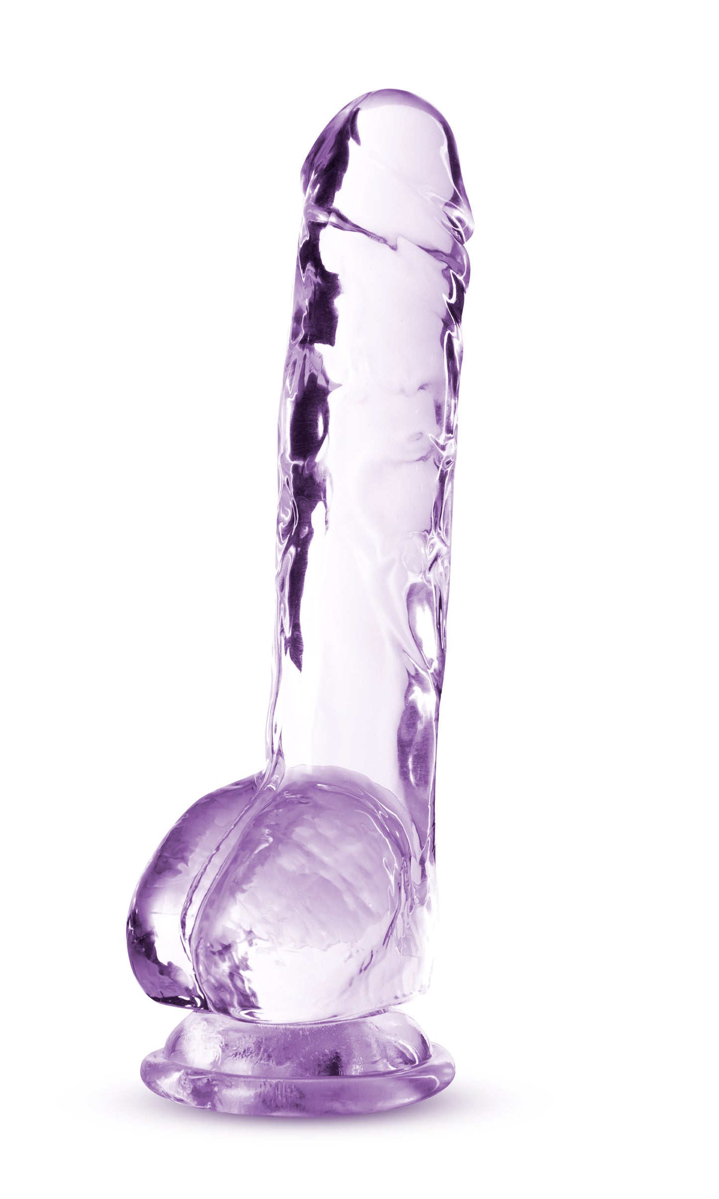 Naturally Yours - 8 Inch Crystalline Dildo - Amethyst - Not Very Vanilla