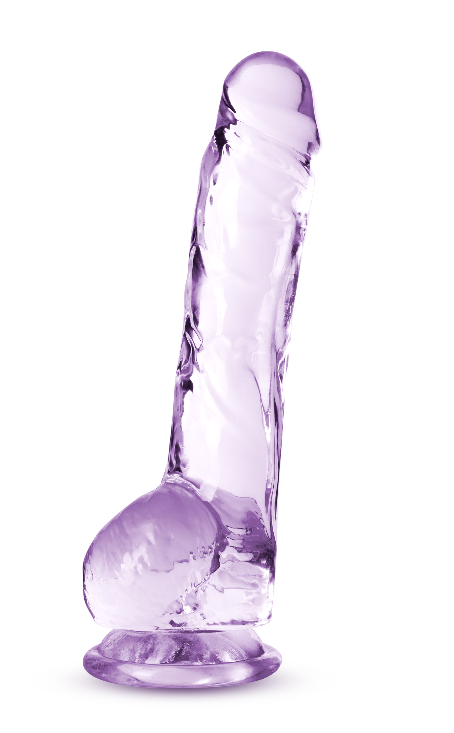 Naturally Yours - 8 Inch Crystalline Dildo - Amethyst - Not Very Vanilla