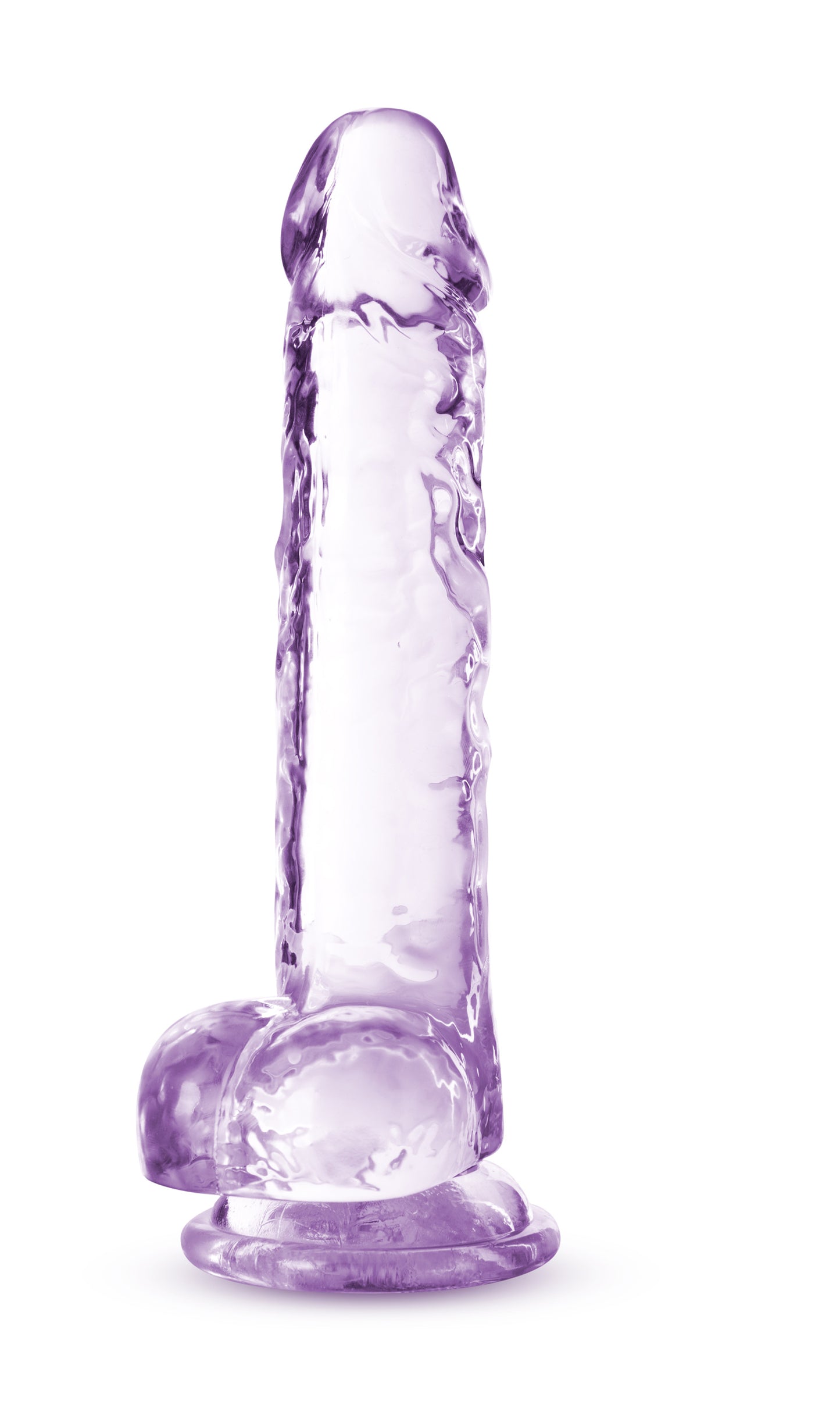 Naturally Yours - 7 Inch Crystalline Dildo - Amethhyst - Not Very Vanilla