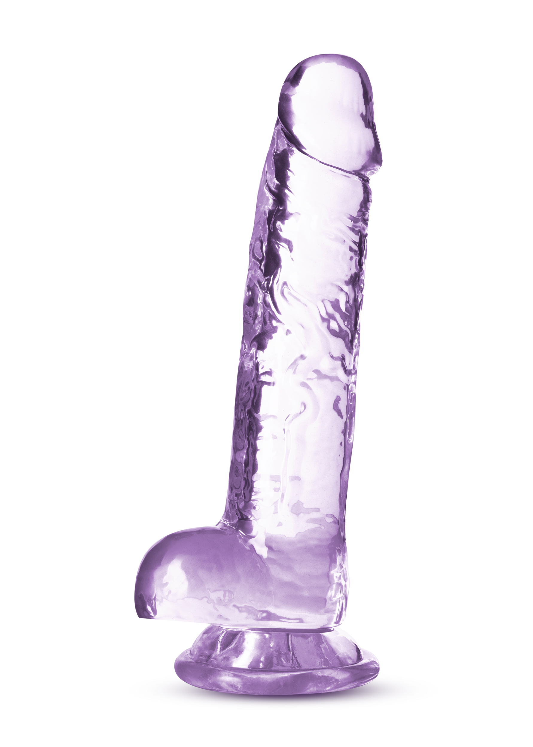 Naturally Yours - 7 Inch Crystalline Dildo - Amethhyst - Not Very Vanilla