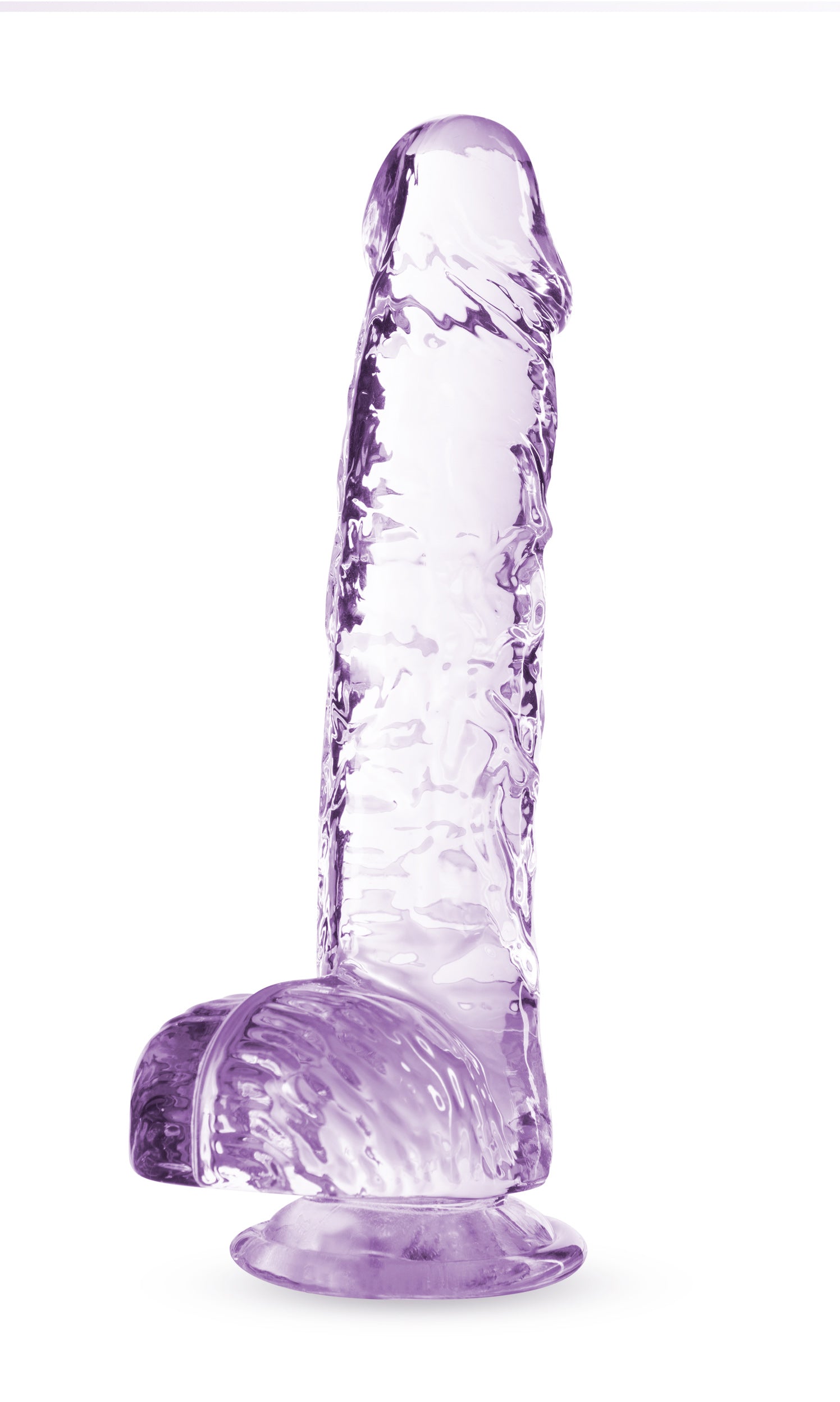 Naturally Yours - 6 Inch Crystalline Dildo - Amethyst - Not Very Vanilla