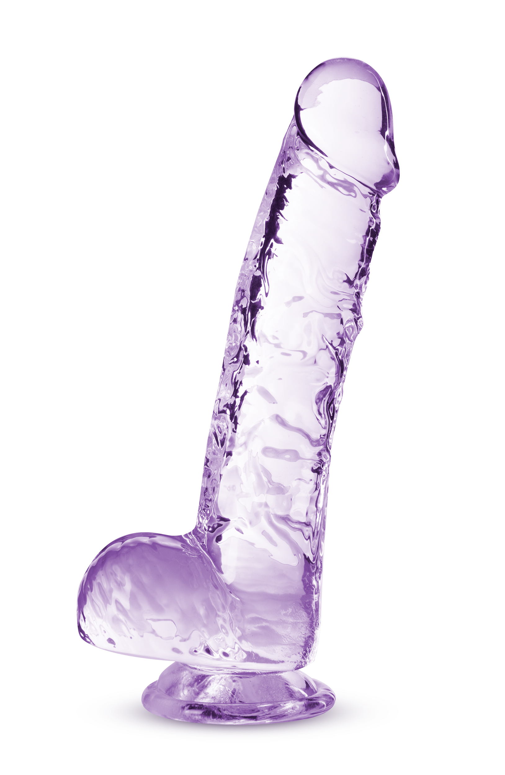 Naturally Yours - 6 Inch Crystalline Dildo - Amethyst - Not Very Vanilla