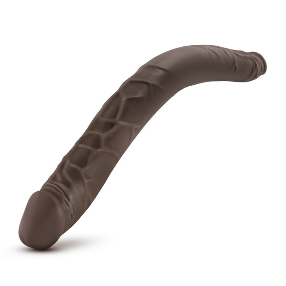 Dr. Skin - 16 Inch Double Dildo - Chocolate - Not Very Vanilla