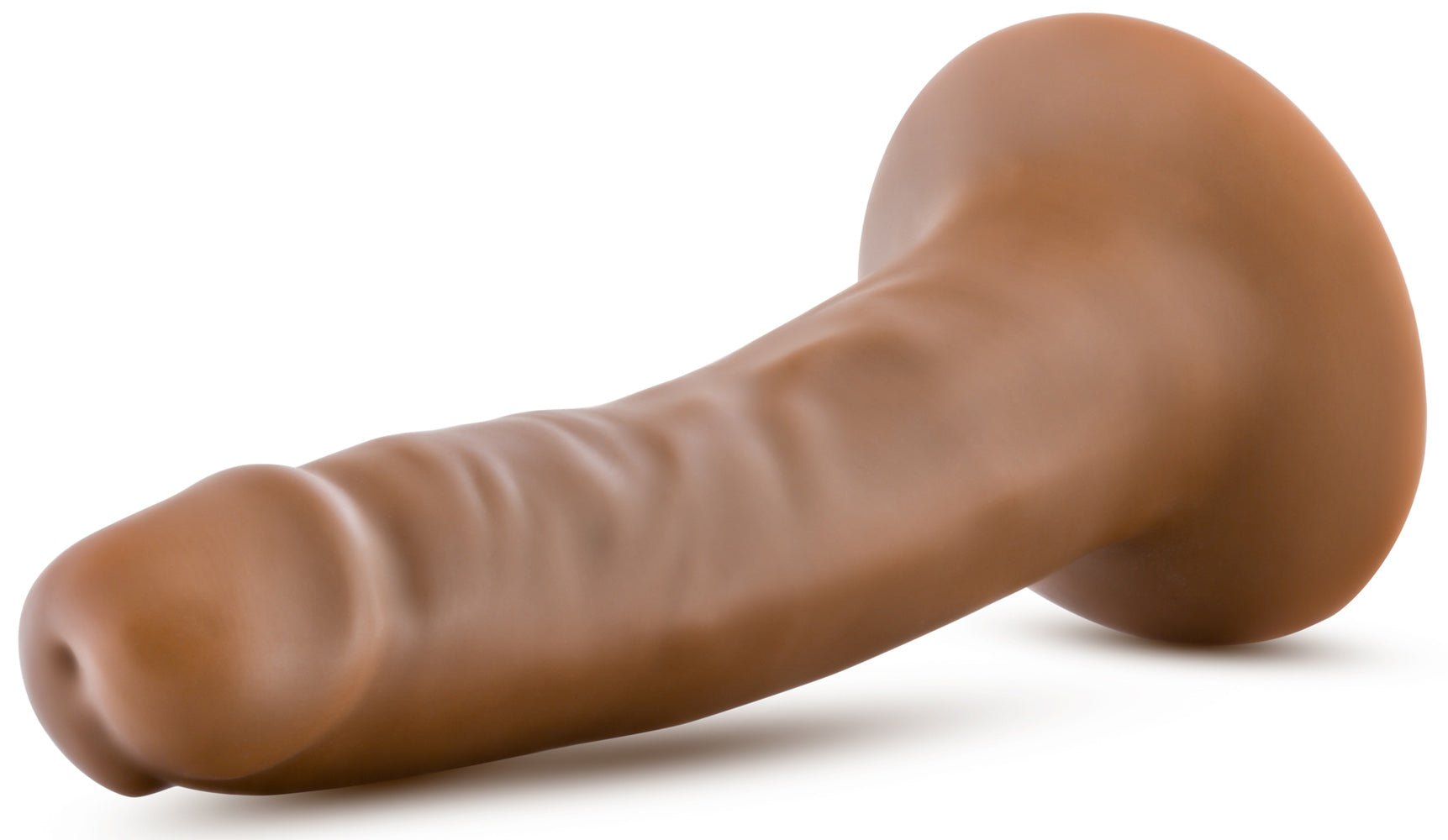 Dr. Skin Silicone - Dr. Lucas - 5 Inch Dong With Suction Cup - Mocha - Not Very Vanilla