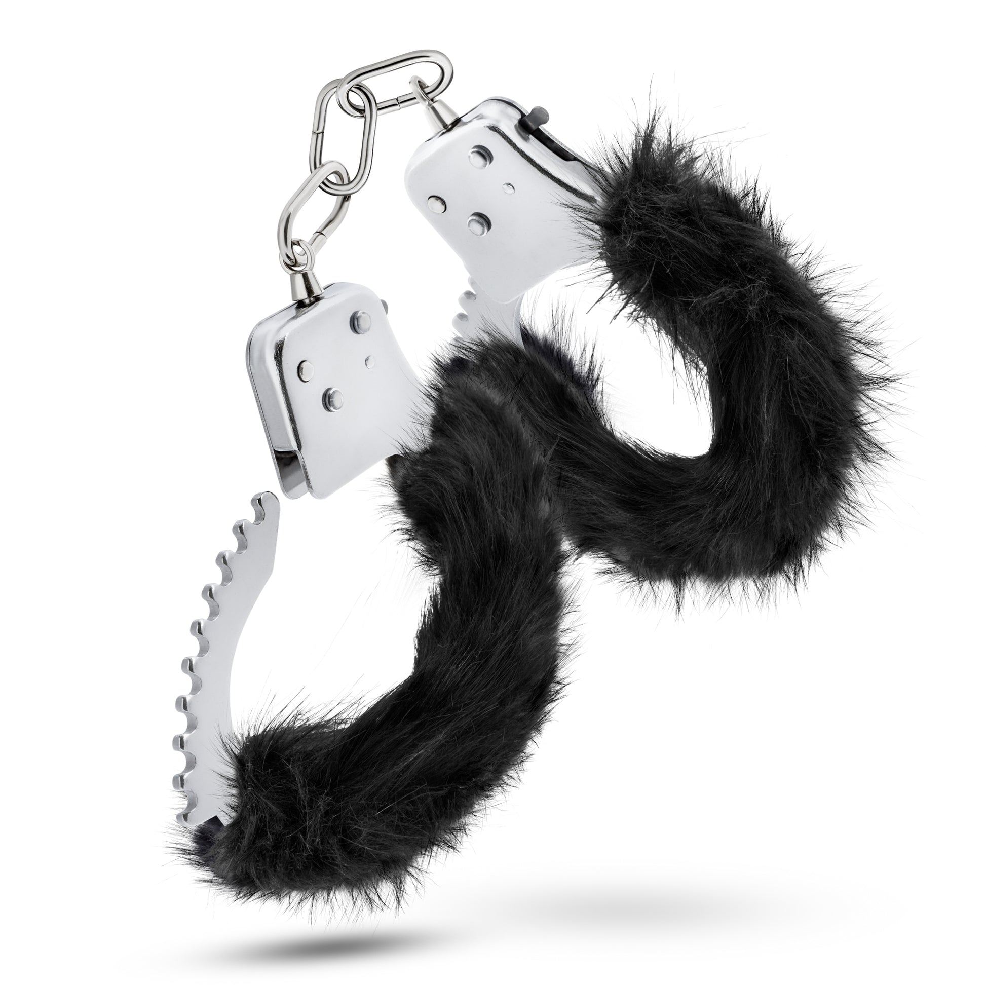 Temptasia - Plush Fur Cuffs - Black - Not Very Vanilla