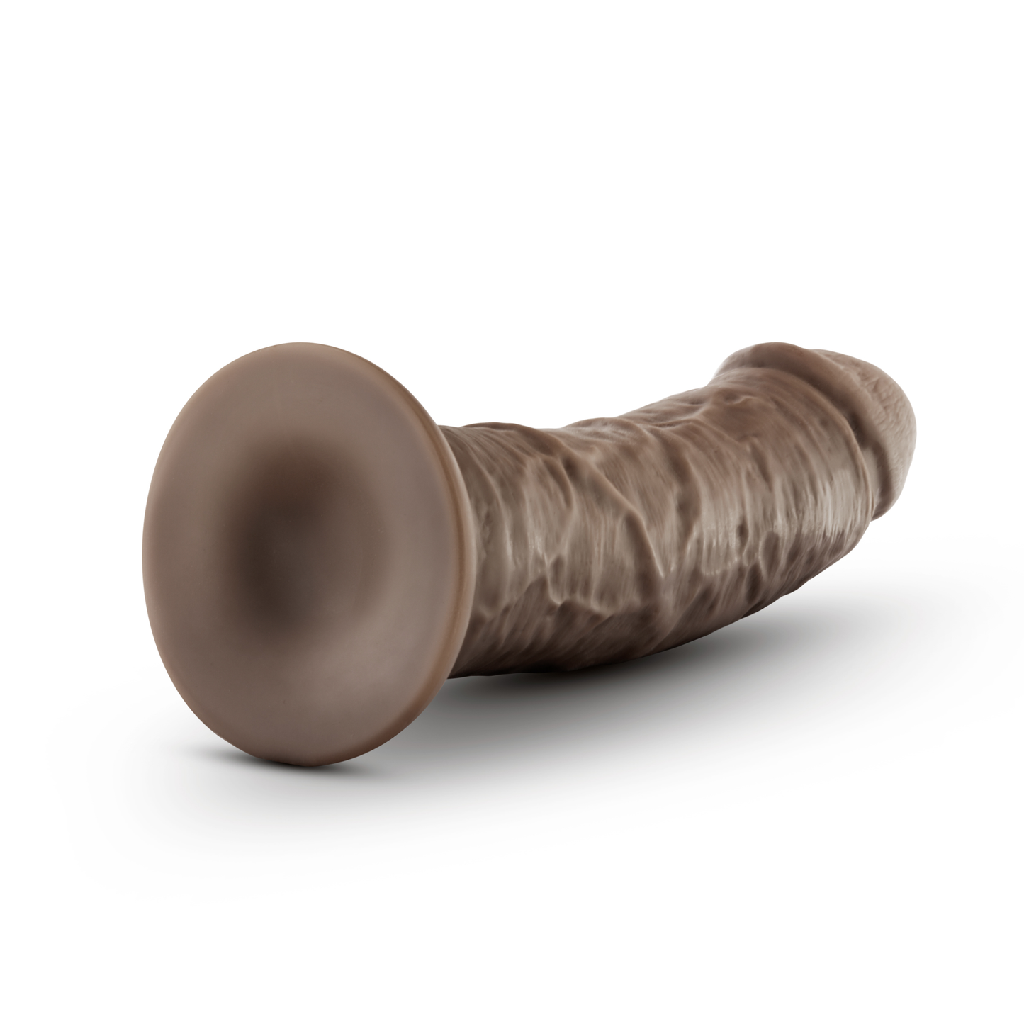 Dr. Skin Glide 8 Inch Self Lubricating Dildo - - Chocolate - Not Very Vanilla