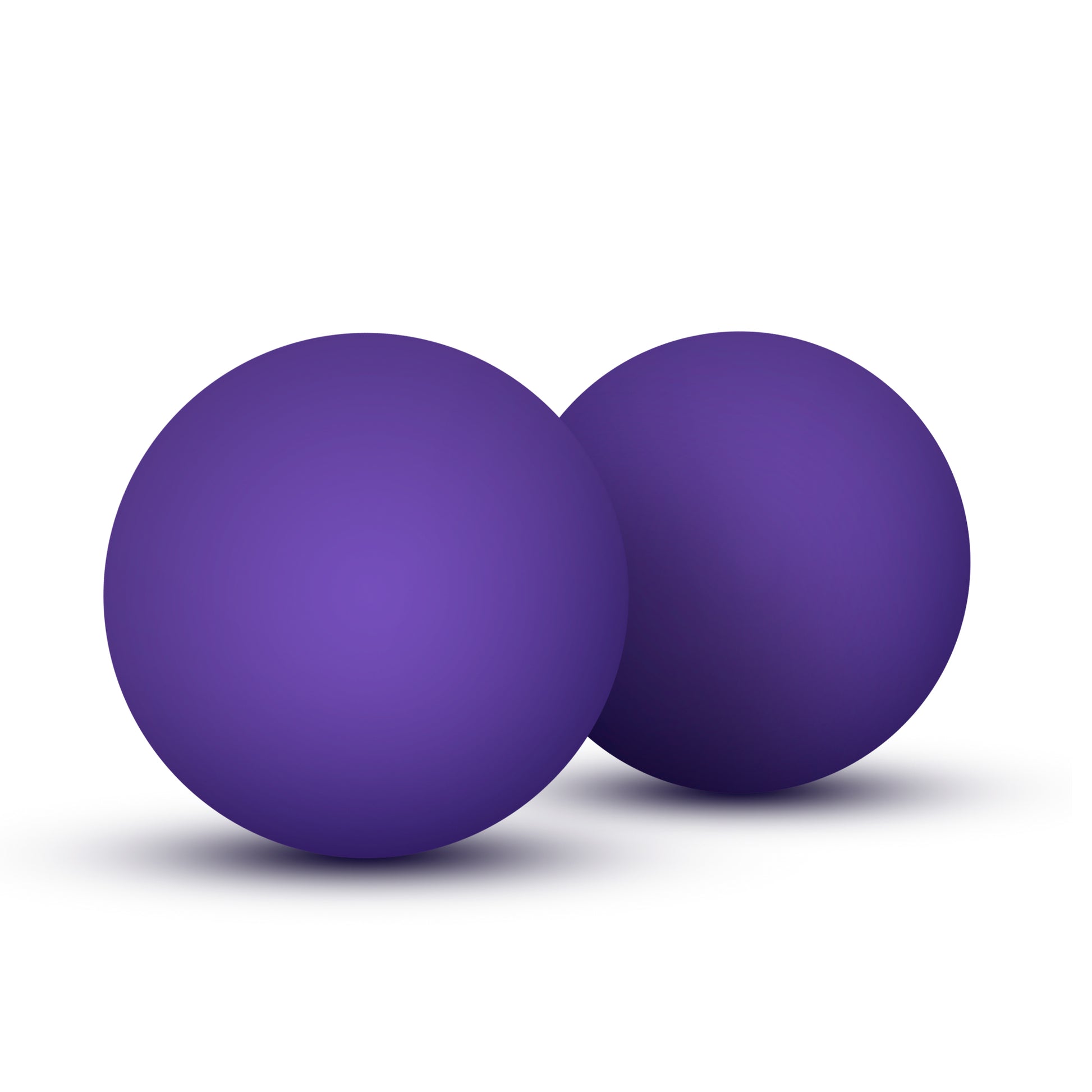 Luxe Double O Beginner Kegel Balls - Purple - Not Very Vanilla