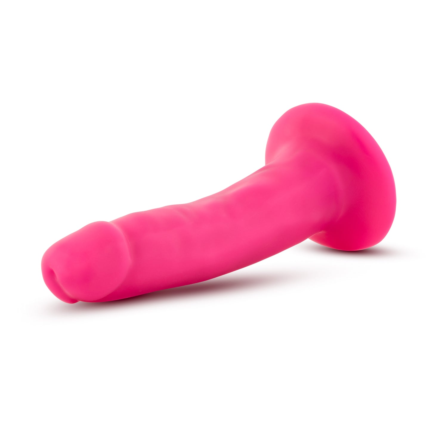 Neo - 5.5 Inch Dual Density Cock - Neon Pink - Not Very Vanilla