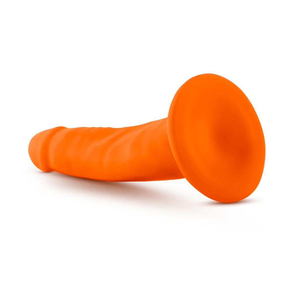 Neo - 5.5 Inch Dual Density Cock - Neon Orange - Not Very Vanilla