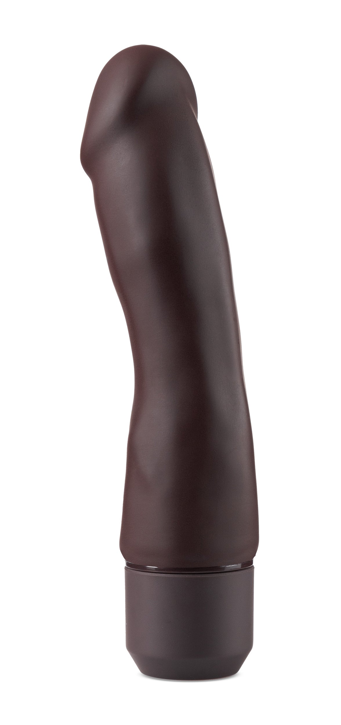 Dr. Skin Silicone – Dr. Steve - 7 Inch Vibrating Dildo - Brown - Not Very Vanilla