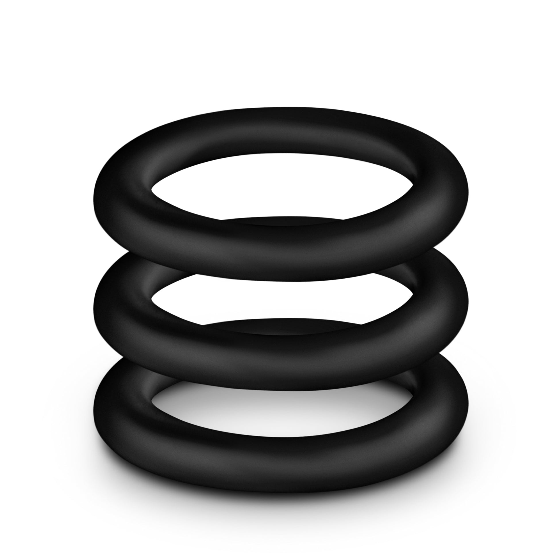 Performance - Vs2 Pure Premium Silicone Cockrings - Small - Black - Not Very Vanilla