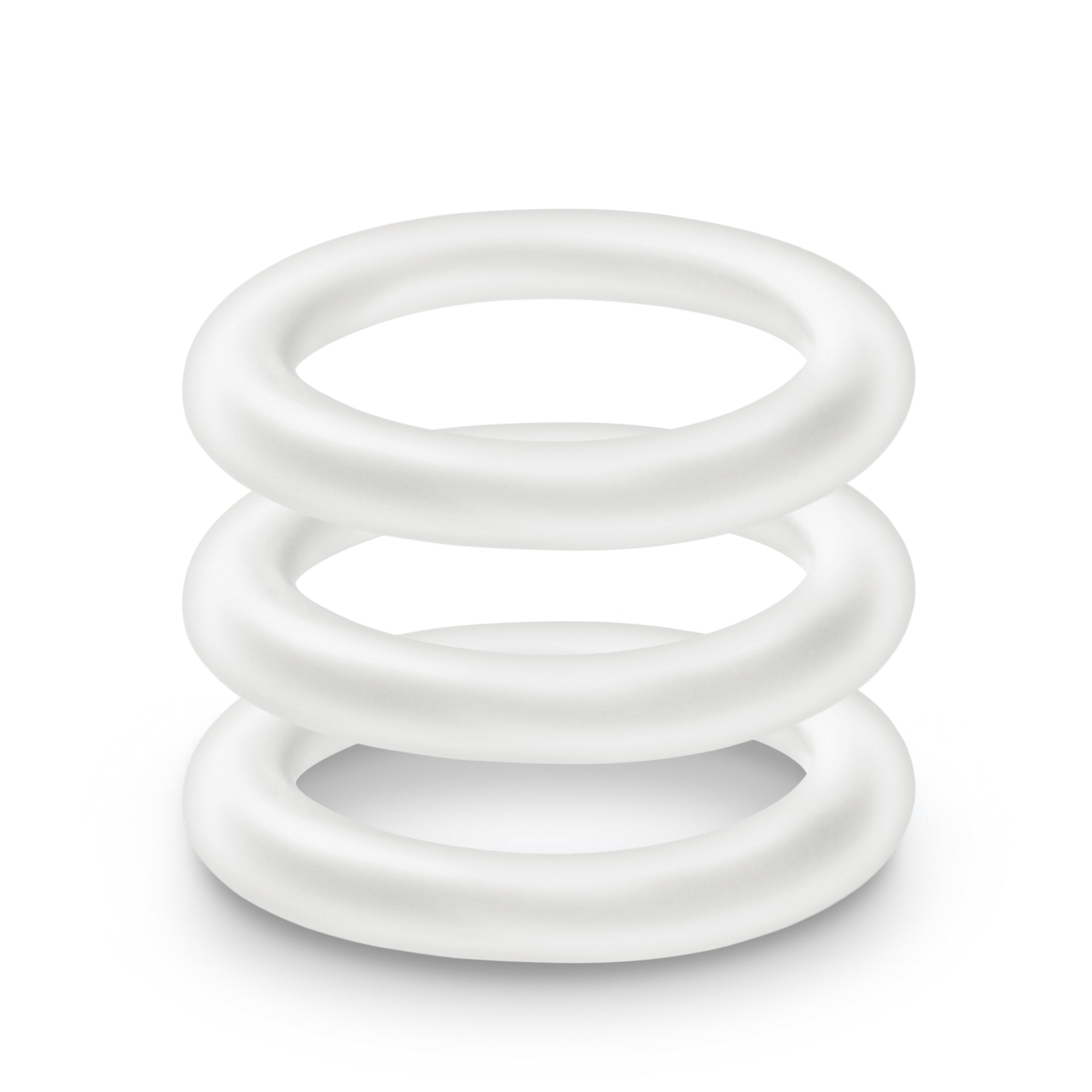 Performance - Vs2 Pure Premium Silicone Cockrings - Small - White - Not Very Vanilla