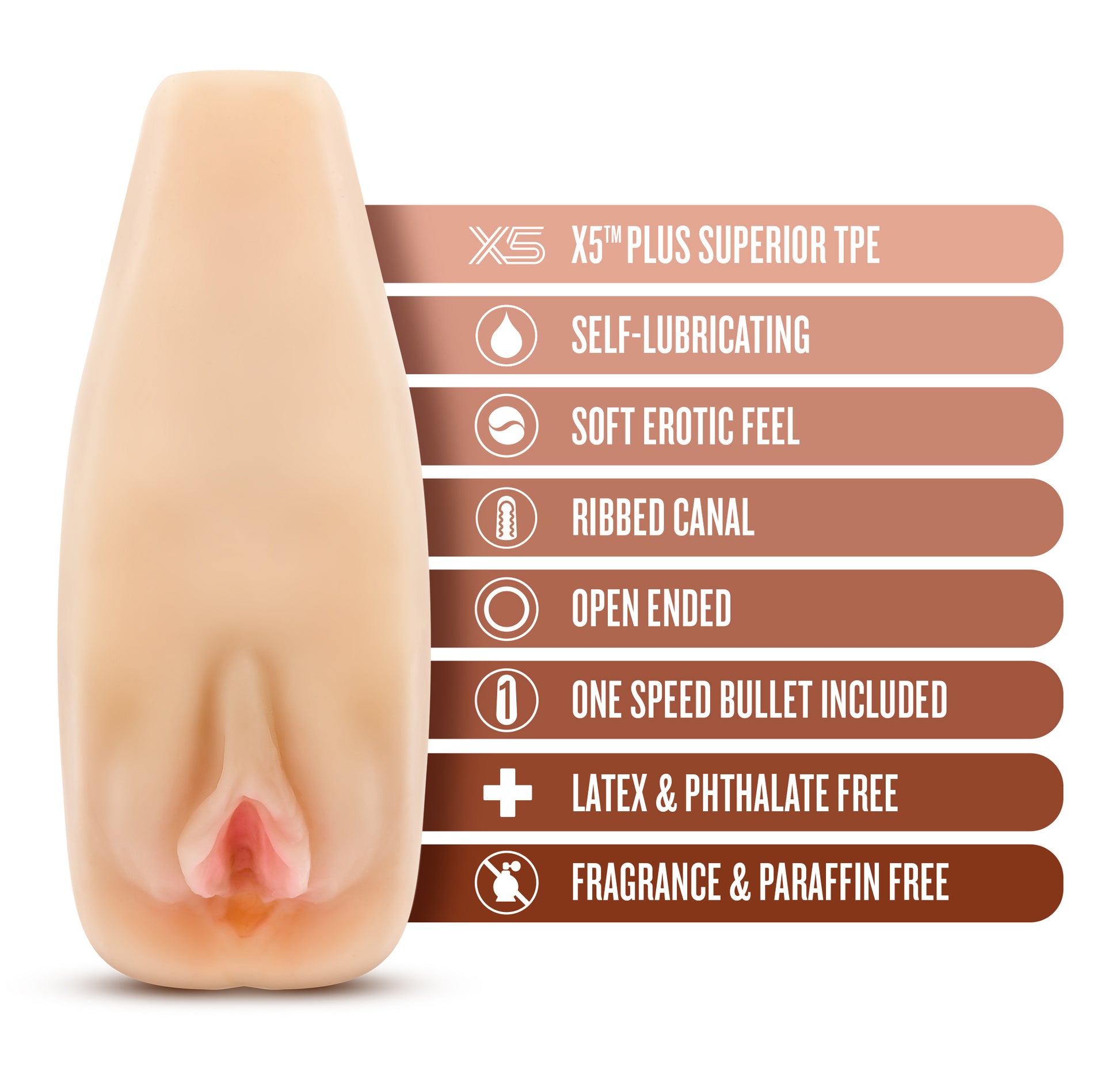 M Elite - Soft and Wet - Natasha - Beige - Not Very Vanilla