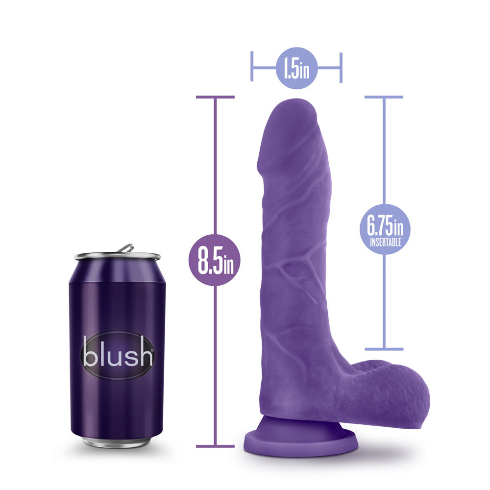 Au Natural - Bold - Thrill - 8.5 Inch Dildo - Purple – Not Very Vanilla