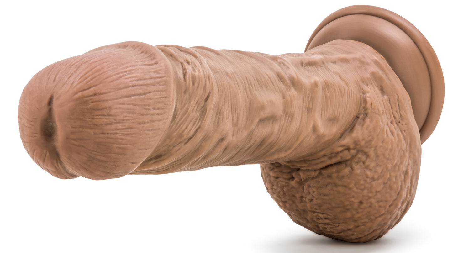 Au Naturel - Big Billy - 9 Inch Dildo - Mocha - Not Very Vanilla