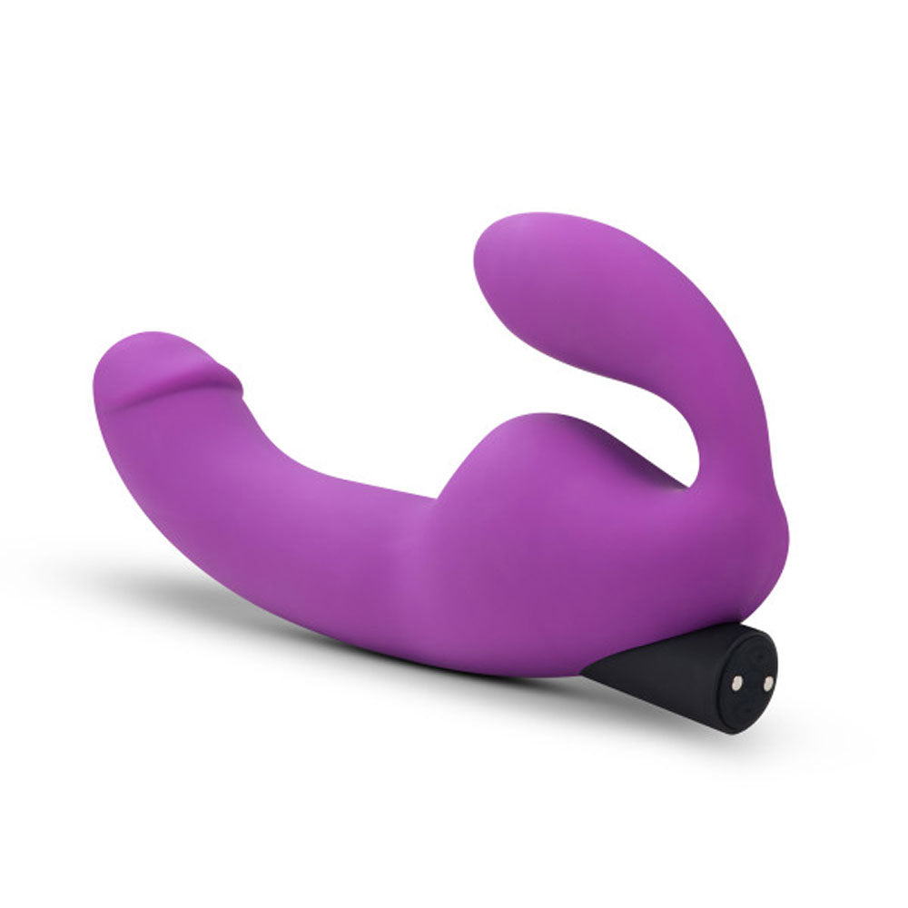 Temptasia - Cyrus - Strapless Silicone Dildo - Purple - Not Very Vanilla