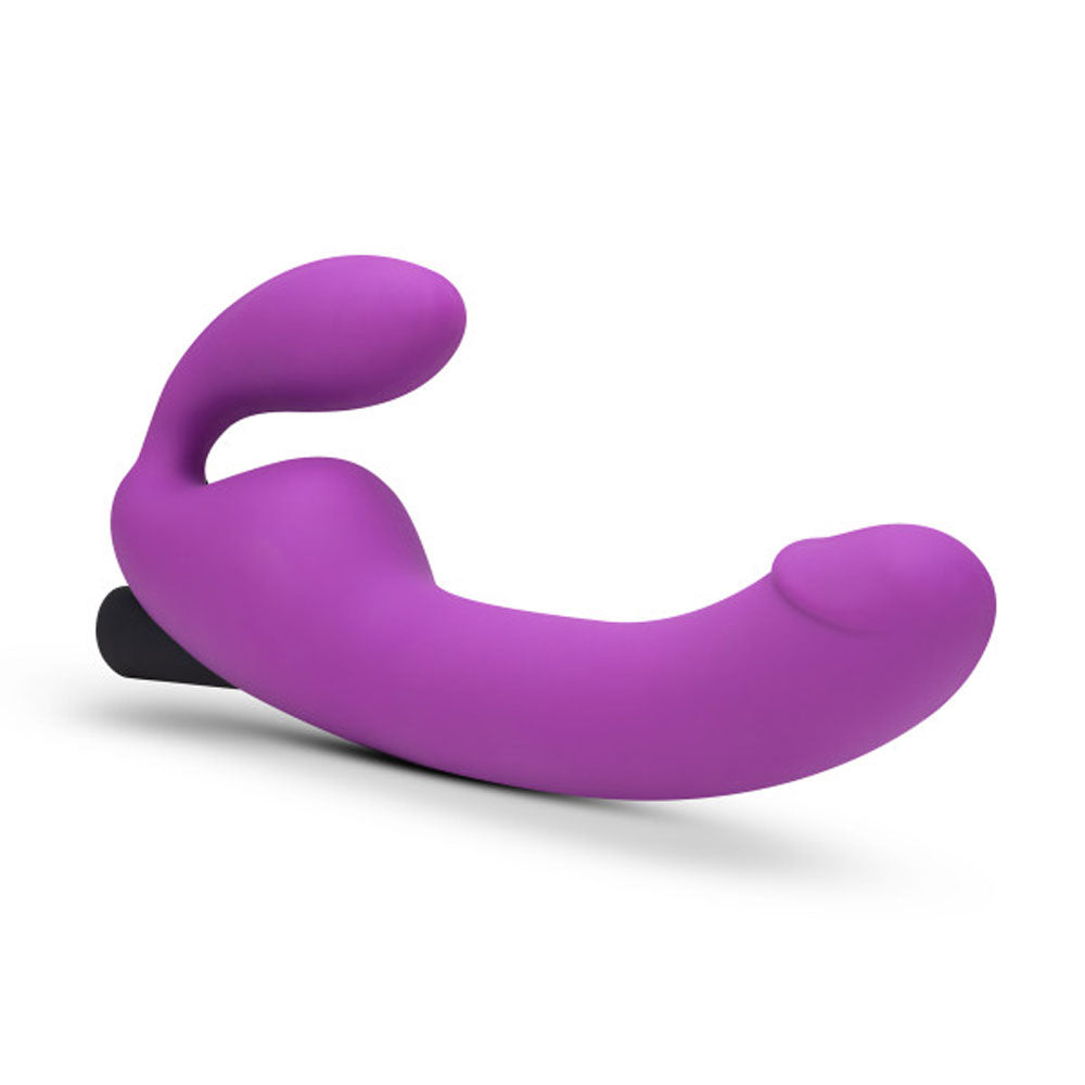 Temptasia - Cyrus - Strapless Silicone Dildo - Purple - Not Very Vanilla