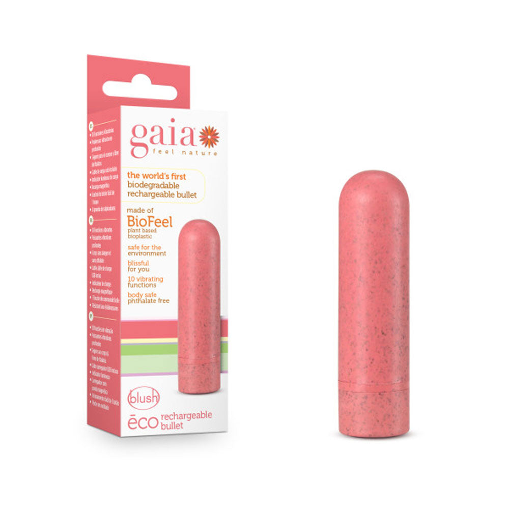 Gaia - Eco Rechargeable Bullet - Coral - Not Very Vanilla