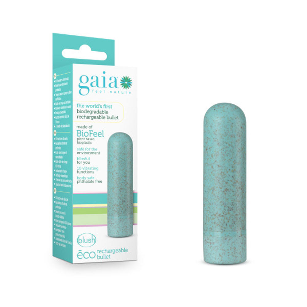 Gaia Eco Rechargeable Bullet - Aqua - Not Very Vanilla