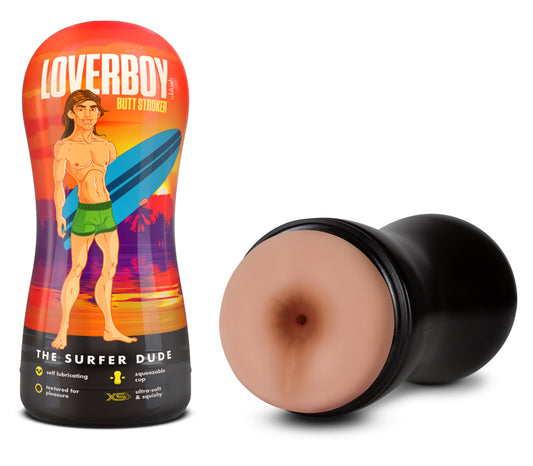 Loverboy - the Surfer Dude - Self Lubricating Stroker - Beige - Not Very Vanilla