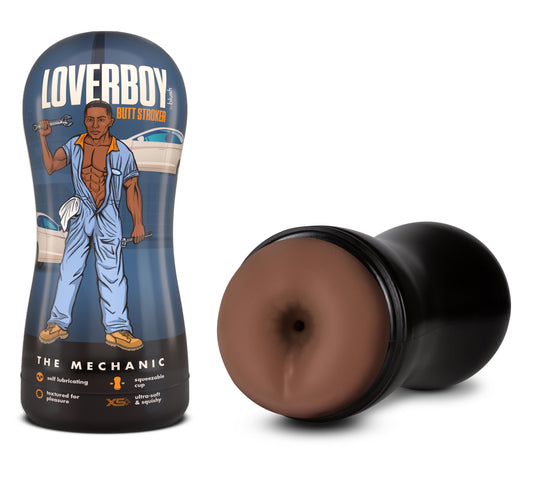 Loverboy - the Mechanic - Self Lubricating Stroker - Brown - Not Very Vanilla