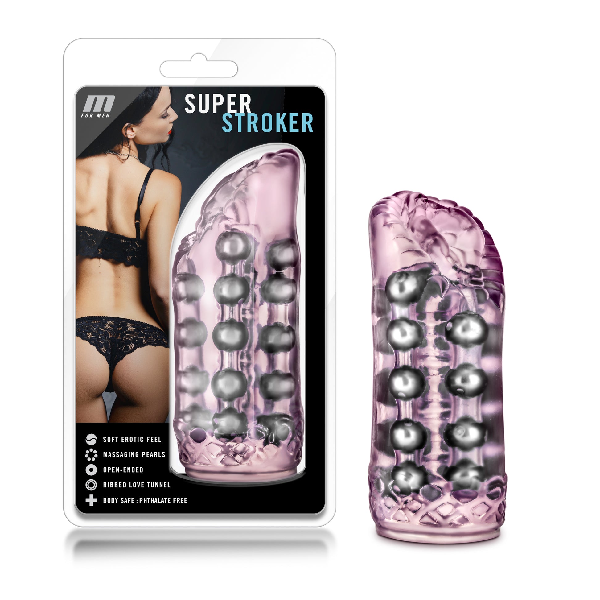 M for Men Super Stroker - Pink - Not Very Vanilla