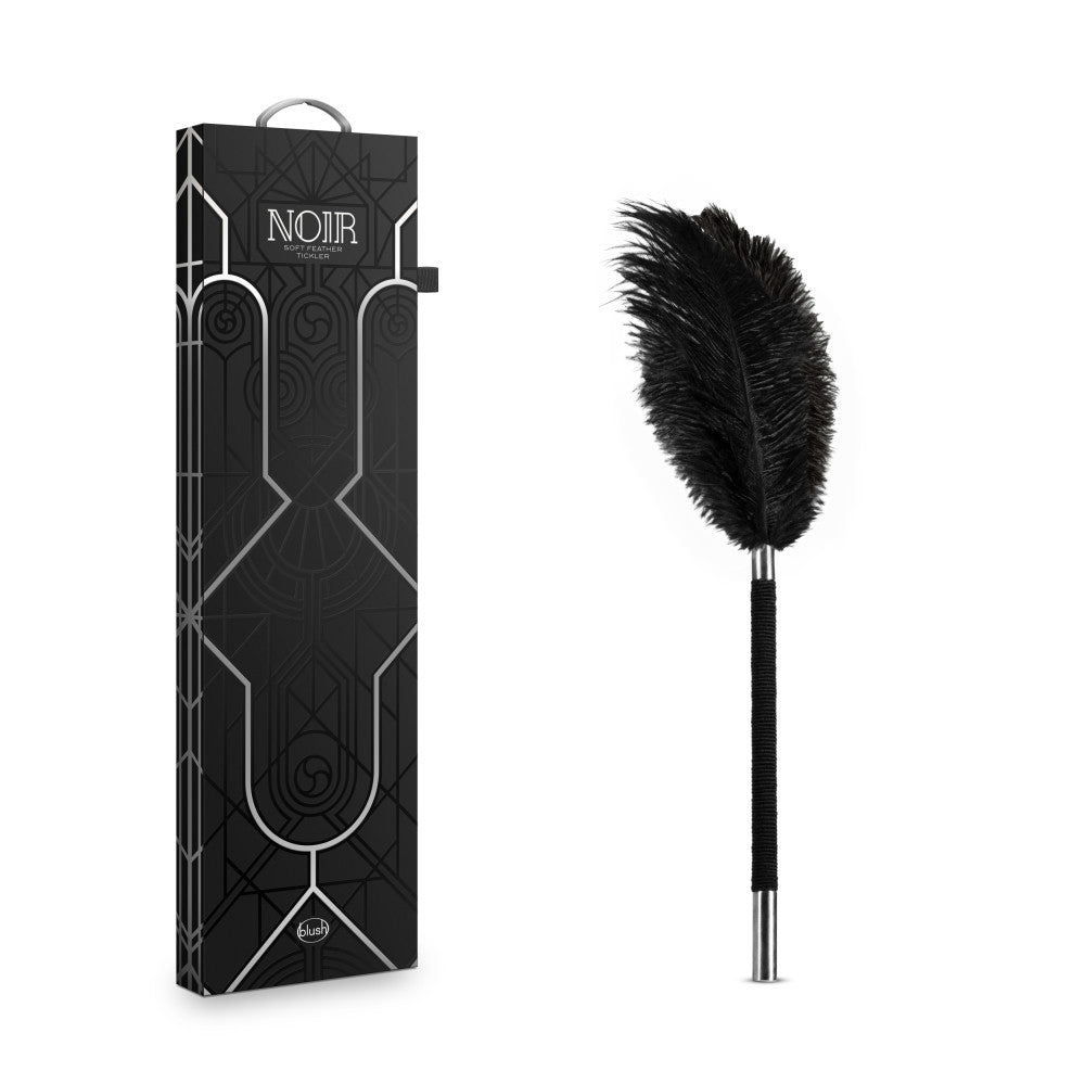 Noir - Soft Feather Tickler - Black - Not Very Vanilla