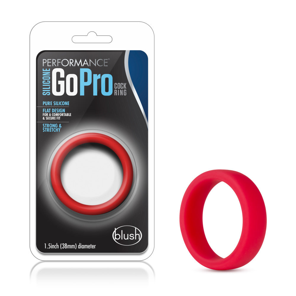 Performance - Silicone Go Pro Cock Ring - Red - Not Very Vanilla