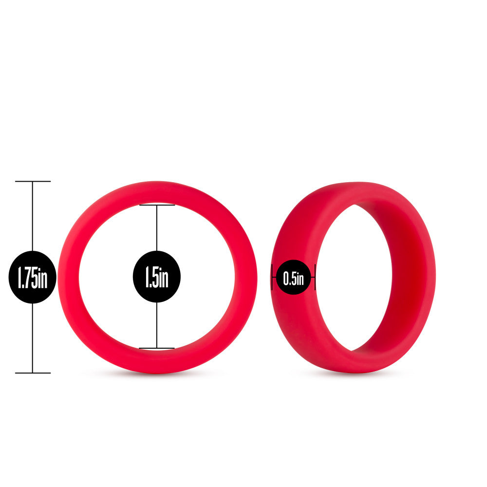 Performance - Silicone Go Pro Cock Ring - Red - Not Very Vanilla