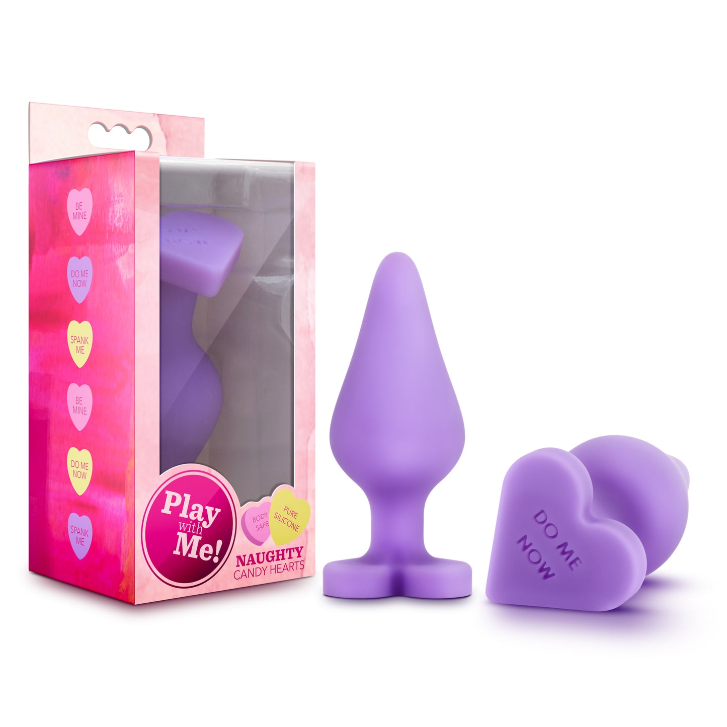 Naughty Candy Heart - Do Me Now - Purple - Not Very Vanilla