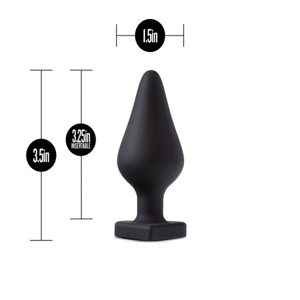 Temptasia - Spank Me Butt Plug - Black - Not Very Vanilla