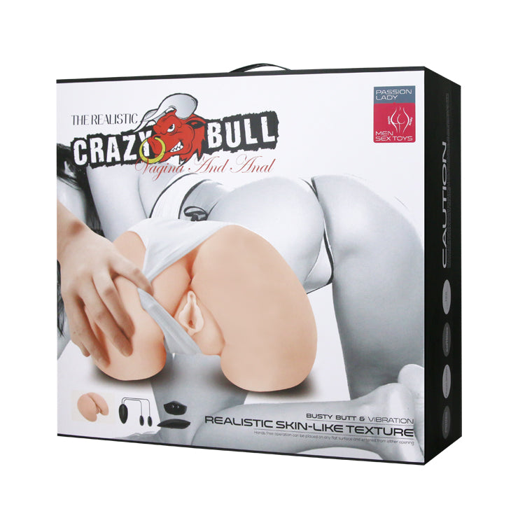 Crazy Bull the Realistic Skin-Like Texture Vagina and Anal Masturbator Busty Butt and Vibration - Not Very Vanilla