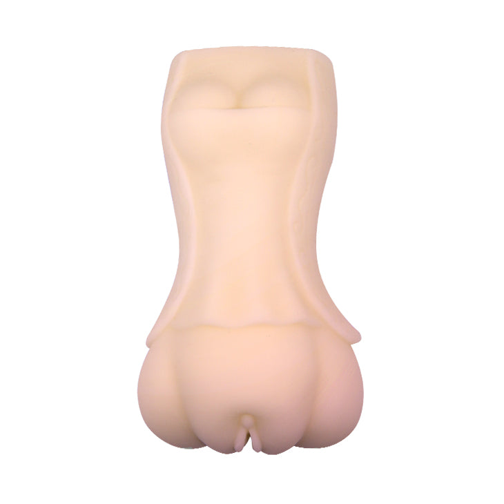 Crazy Bull No Lube Masturbator Sleeve - Realistic Pussy Skin-Like Texture - Not Very Vanilla