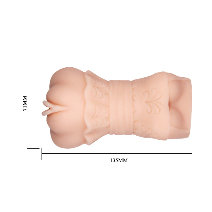 Crazy Bull No Lube Masturbator Sleeve - Realistic Pussy Skin-Like Texture - Not Very Vanilla