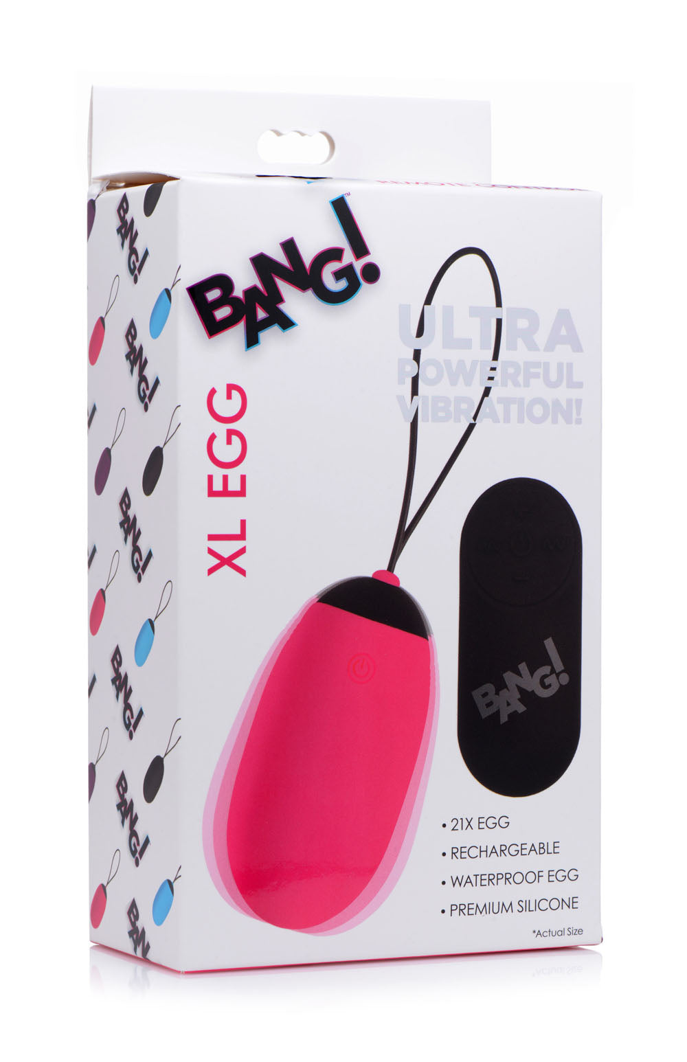 Bang XL Silicone Vibrating Egg - Pink - Not Very Vanilla