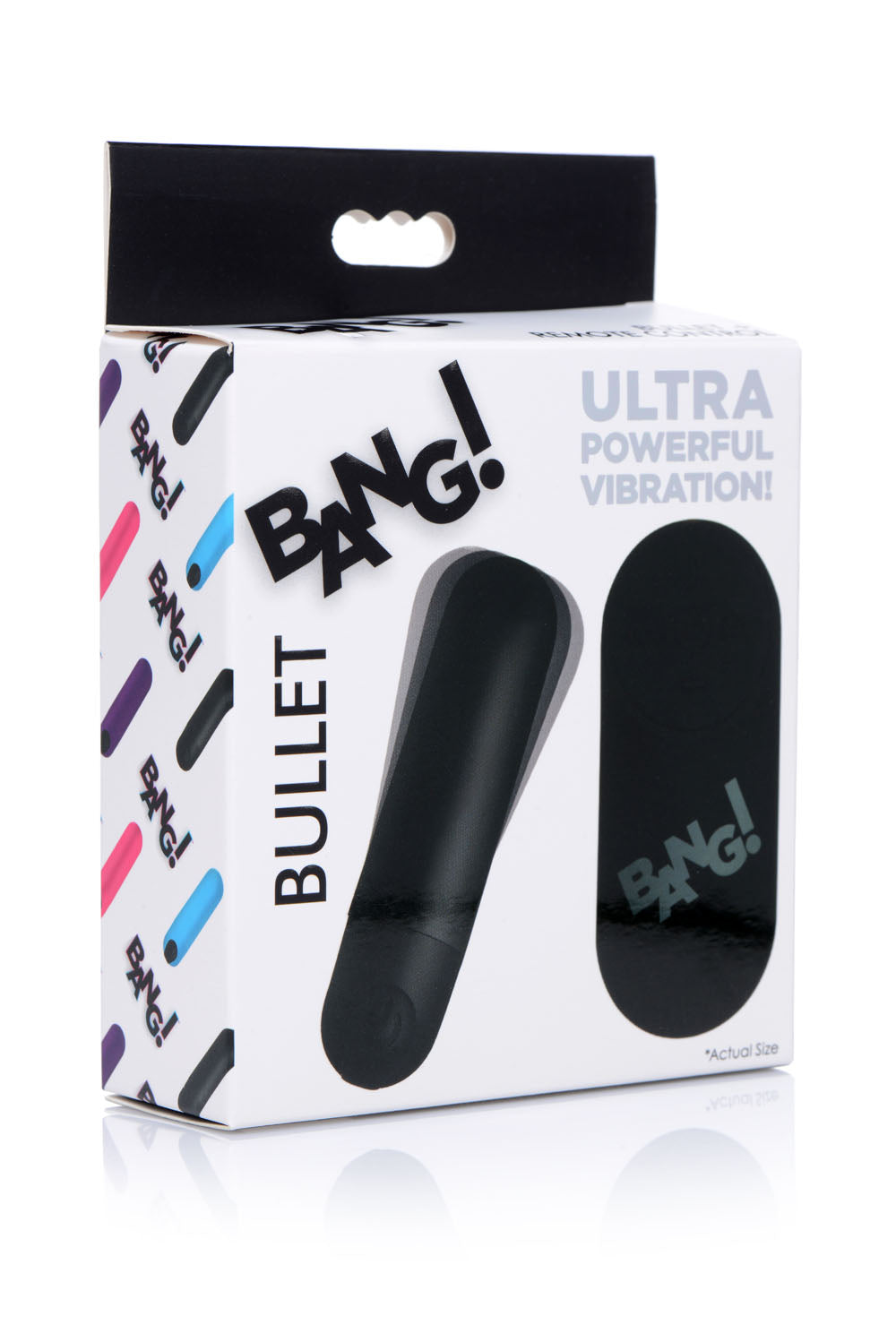 Bang Vibrating Bullet With Remote Control - Black - Not Very Vanilla