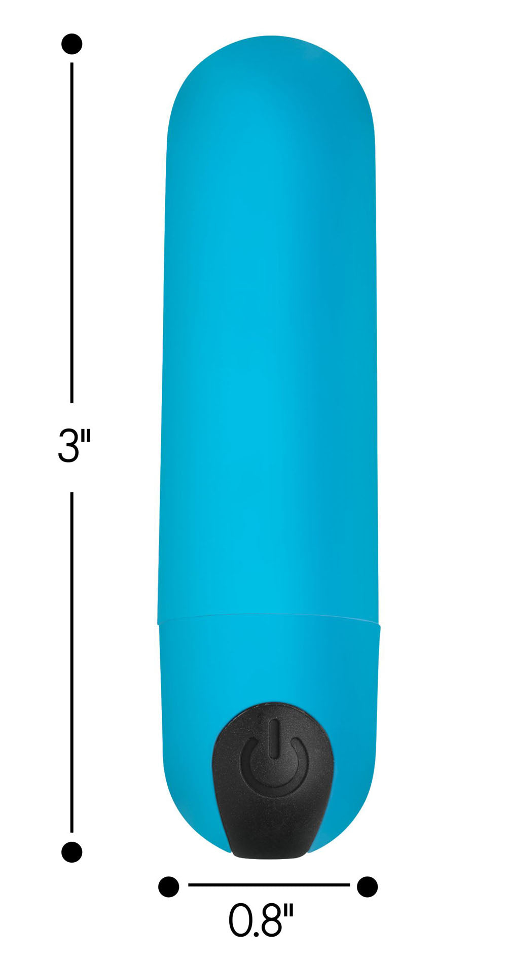 Bang Vibrating Bullet With Remote Control - Blue - Not Very Vanilla