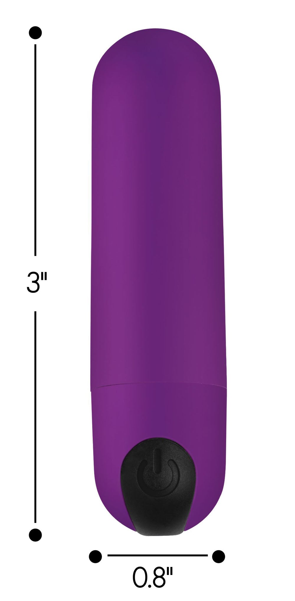 Bang Vibrating Bullet With Remote Control - Purple - Not Very Vanilla