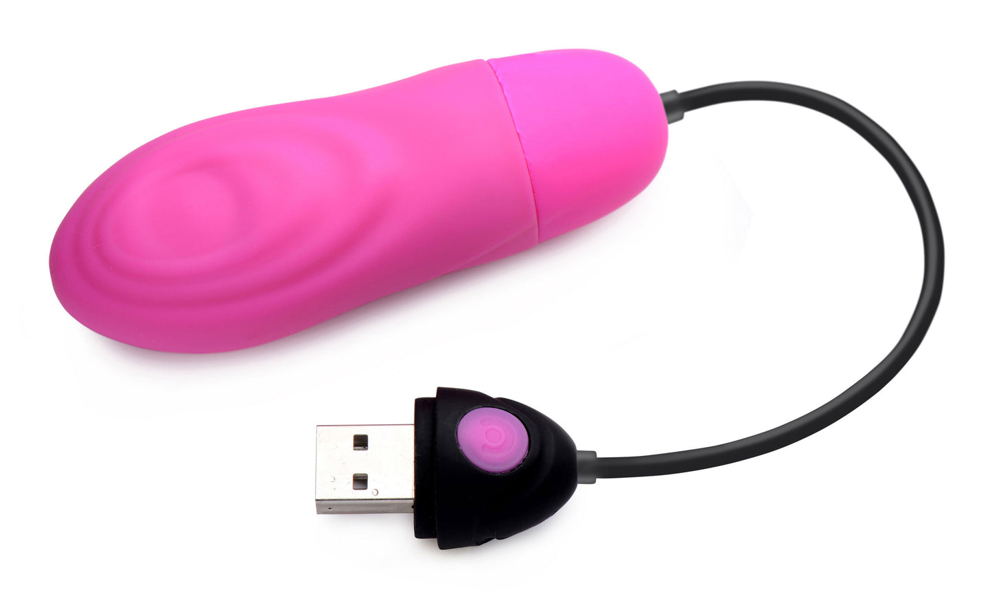 7x Pulsing Rechargeable Silicone Vibrator - Pink - Not Very Vanilla